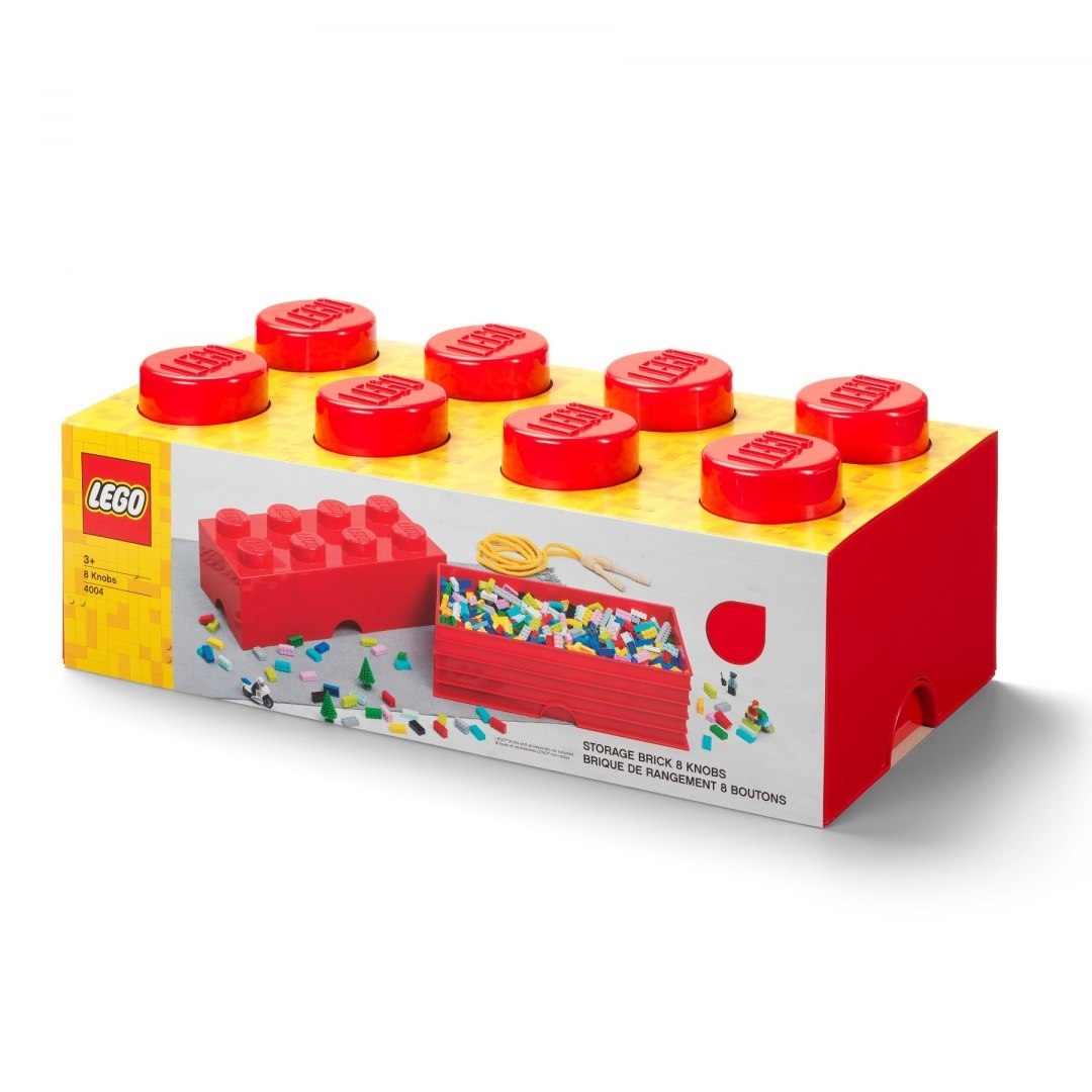 LEGO, Pojemnik klocek Brick 8 - Czerwony (40041730)